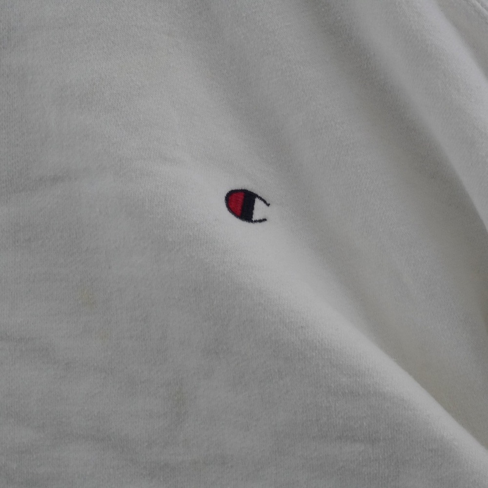Vintage 90s Champion Sweatshirt Mens XL White Embroidered Logo Made in USA - Picture 8 of 10